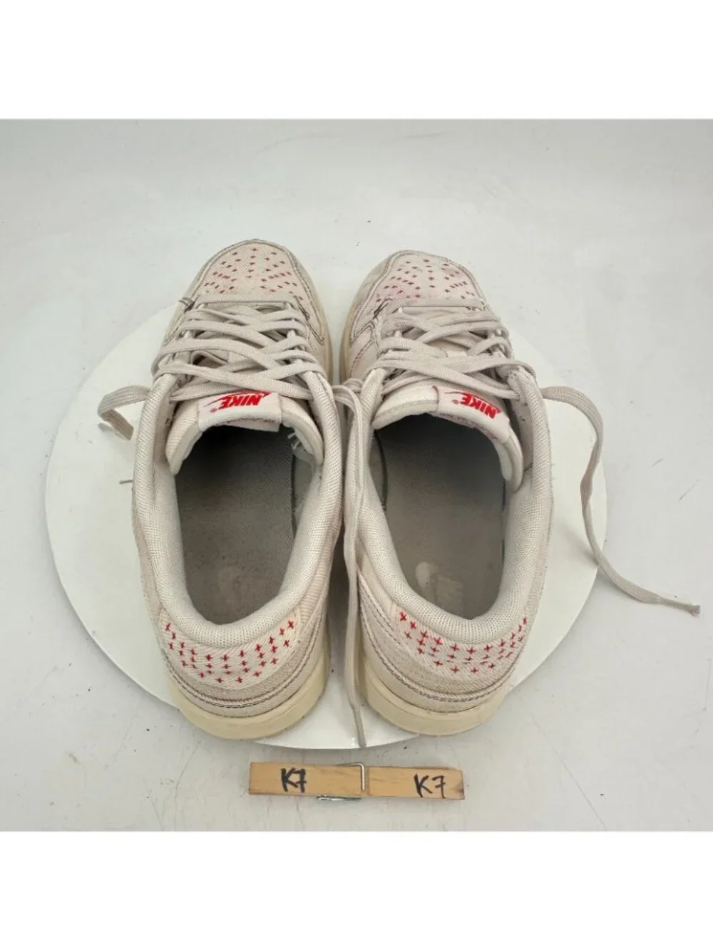 Nike Dunk Low Sashiko Men Size 11 DV0834-100 Denim Orewood Brown White Shoes